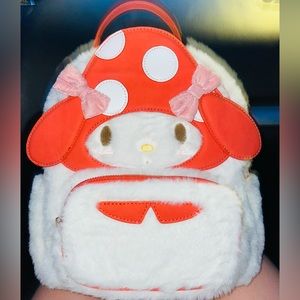 My Melody Boxlunch Exclusive Mushroom Fur Backpack